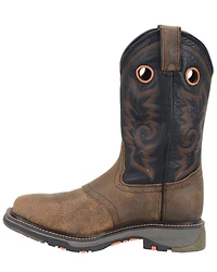 Double H Men's Saddle Composite Toe Western Work Boots