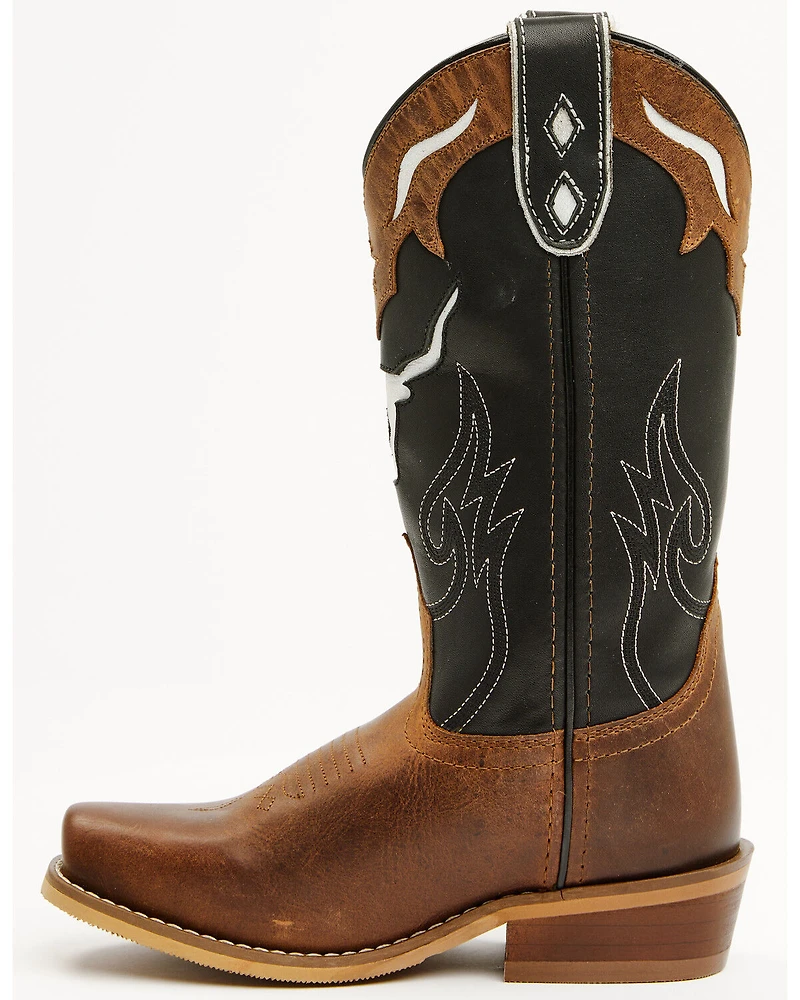 Cody James Boys' Little Show Time Western Boots - Square Toe