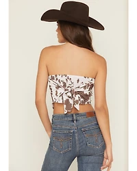 Originality Women's Boot Barn Exclusive Cow Print Bandana Top