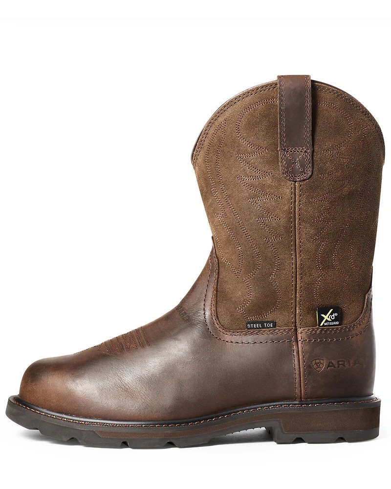Ariat Men's Groundbreaker Met Guard Western Work Boots - Steel Toe