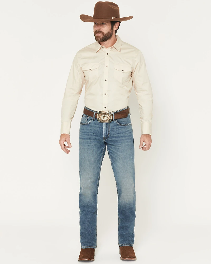 RANK 45® Men's Roadrunner Wash Ambush Slim Straight Stretch Denim Jeans