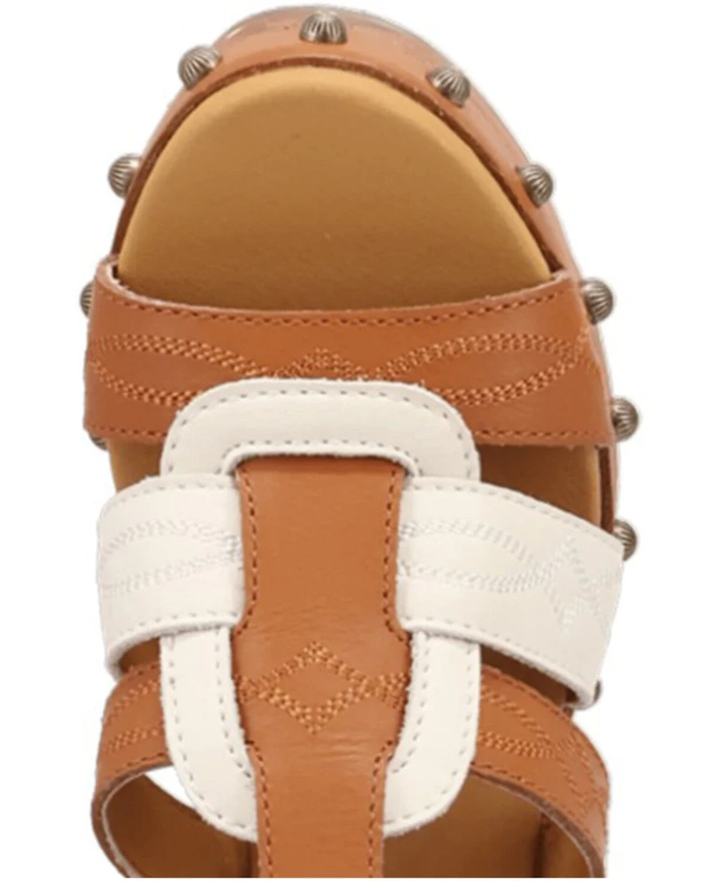 Dingo Women's Cosmo Wooden Wedge Sandals