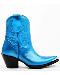 Idyllwind Women's Wheels Metallic Leather Booties - Round Toe