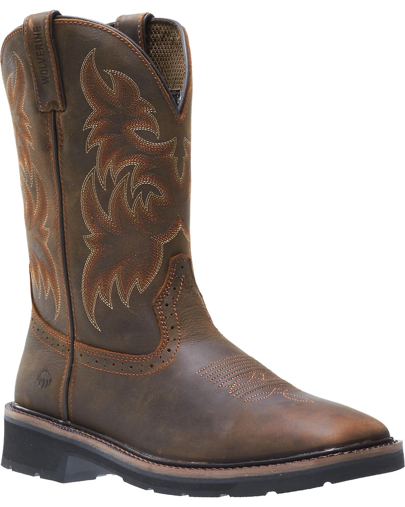 Wolverine Men's Rancher Wellington Work Boots - Broad Square Toe