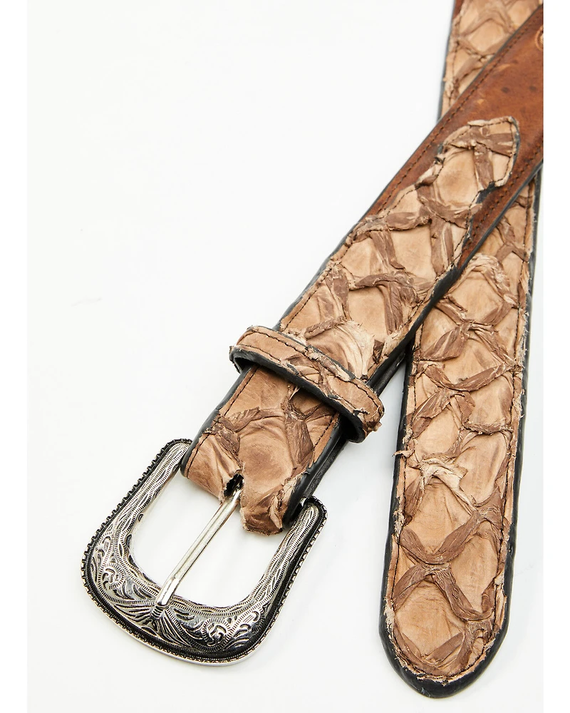 Cody James Men's Charutto Exotic Pirarucu Billet Belt
