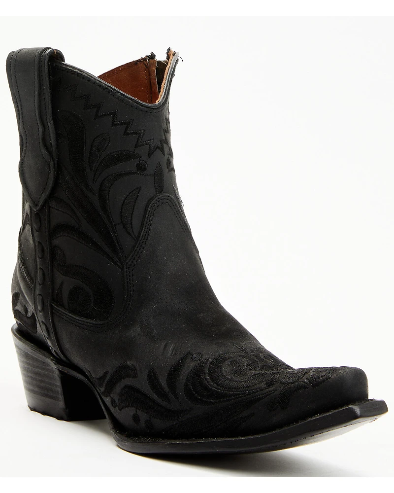 Circle G Women's Embroidered Booties - Snip Toe