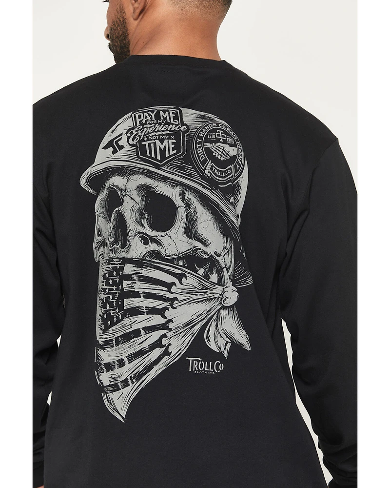 Troll Co Men's FR Headstrong Long Sleeve Graphic Work T-Shirt - Big