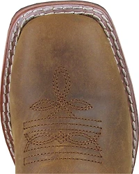 Smoky Mountain Boys' Green Jesse Western Boots - Square Toe