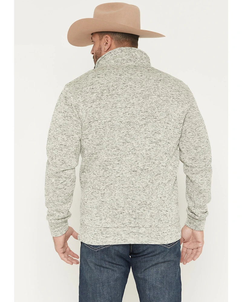 Cowboy Hardware Men's Heathered 1/4 Zip Pullover