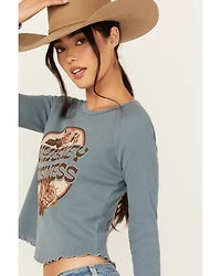 Originality Women's Whiskey Business Thermal Graphic Tee
