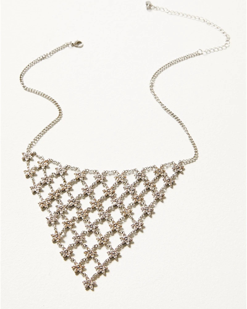 Shyanne Women's Champagne Chateau Bib Necklace