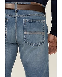 Cody James Men's Roughstock Wash Jackson Slim Straight Rigid Denim Jeans