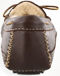 Minnetonka Men's Sheepskin Moose Slippers