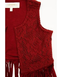 Shyanne Toddler Girls' Lace Fringe Vest