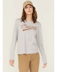 Carhartt Women's Tencel™ Fiber Series Loose Fit Long Sleeve graphic Work Shirt