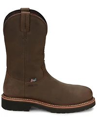 Justin Men's Carbide Waterproof Work Boots - Steel Toe