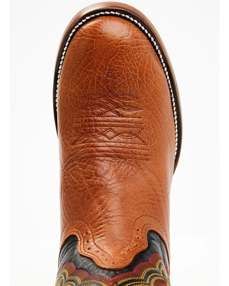 Hondo Boots Men's Spanish Shoulder Western - Round Toe