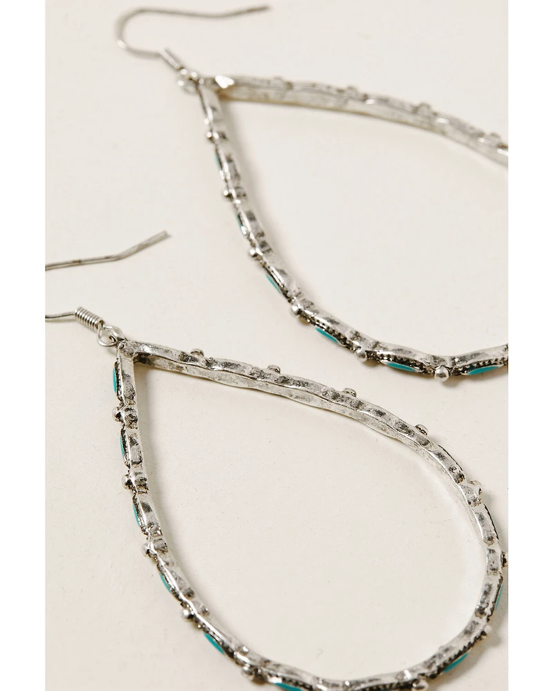 Idyllwind Women's Around We Go Turquoise Earrings