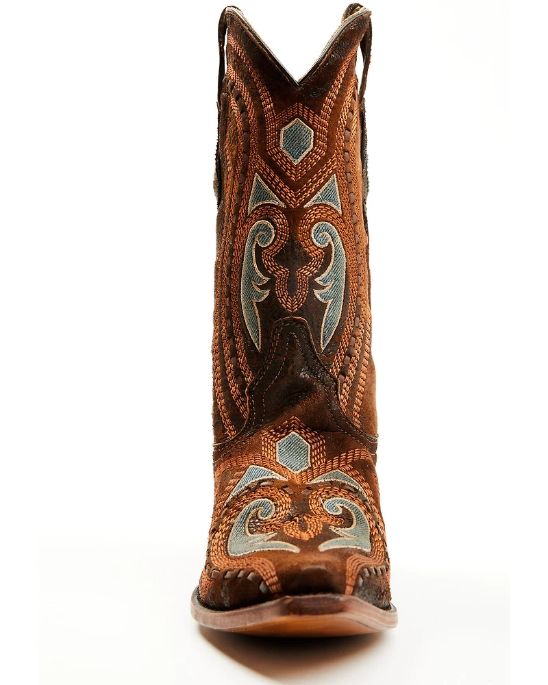 Corral Men's Overlay And Embroidered Western Boots - Snip Toe