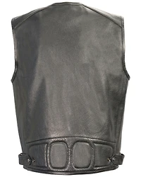 Milwaukee Leather Men's Zipper Front Super Utility Multi Pocket Vest - 3X