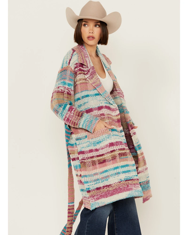 Room 34 Women's Color Block Cardigan