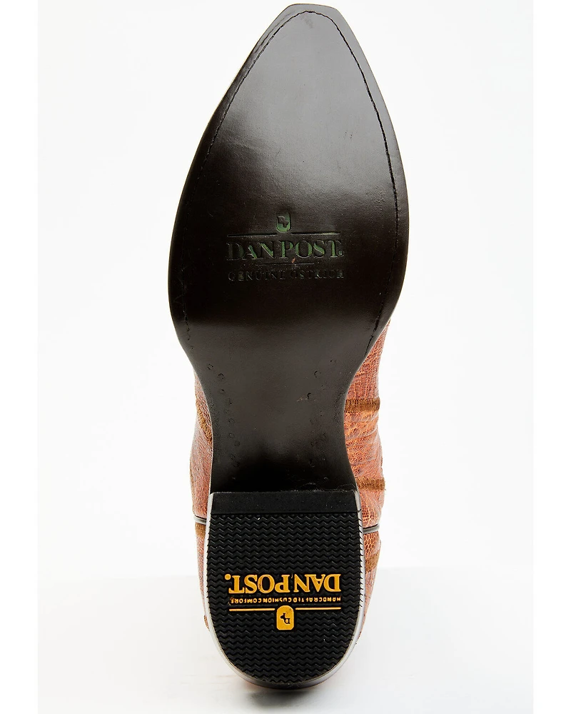 Dan Post Men's Exotic Ostrich Leg Western Boots - Snip Toe