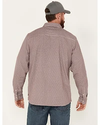 Hawx Men's FR Lightweight Printed Long Sleeve Button-Down Stretch Work Shirt