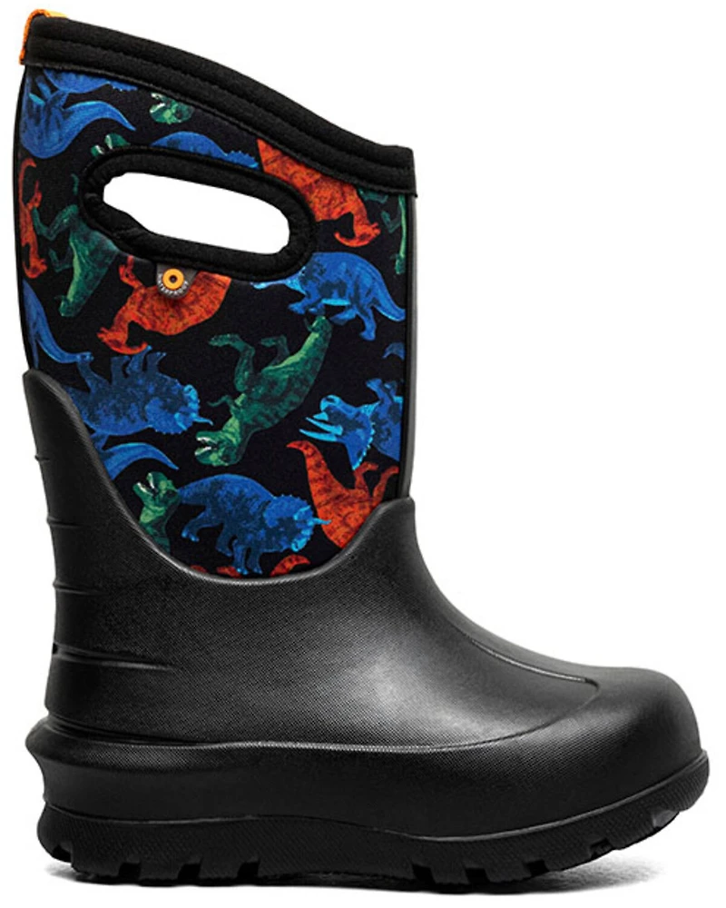Bogs Boys' Neo-Classic Real Dino Rubber Boots - Round Toe