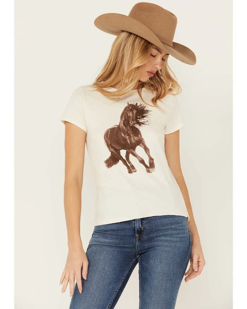 Shyanne Women's Stallion Short Sleeve Girlfriend Graphic Tee
