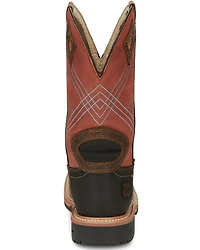 Justin Men's Dalhart Waterproof Western Work Boots - Soft Toe
