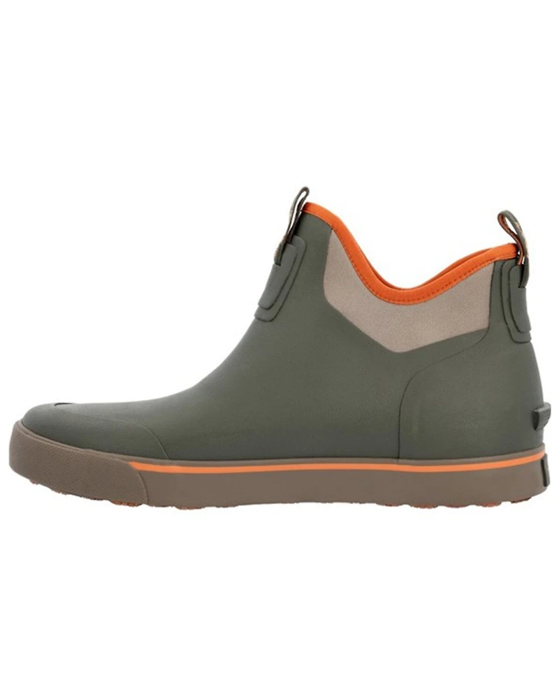 Rocky Men's Dry-Strike Waterproof Pull On Deck Boots - Round Toe