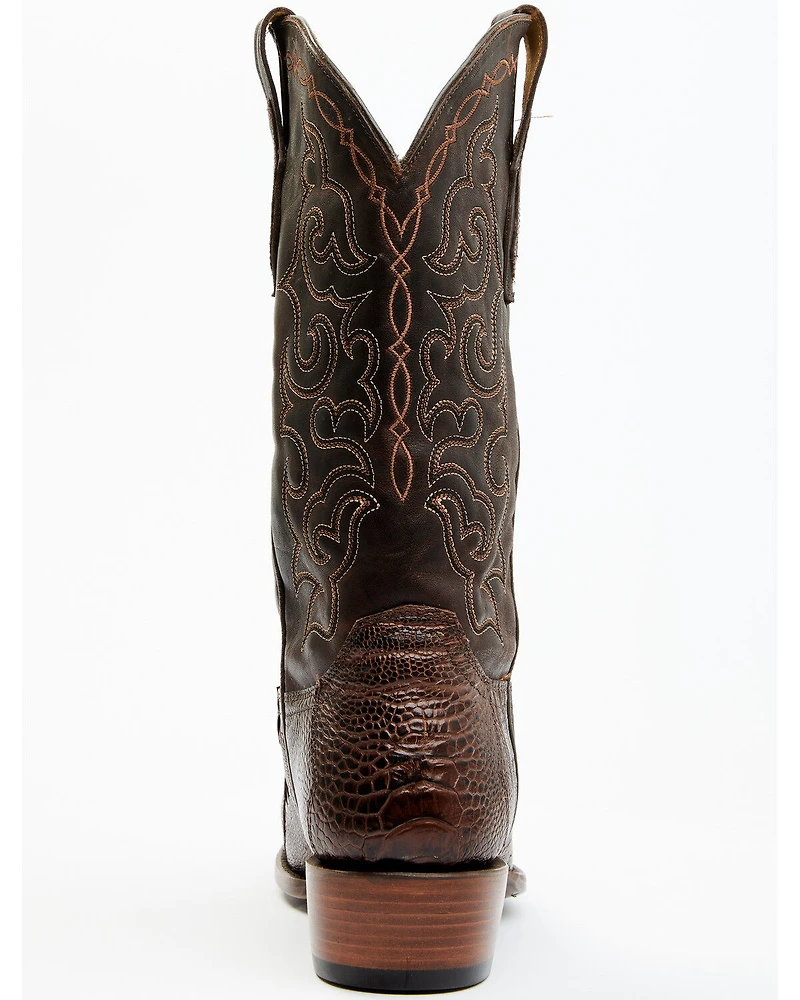 Cody James Men's Exotic Ostrich Leg Western Boots - Round Toe