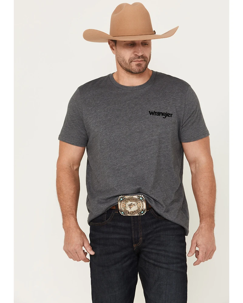 Wrangler Men's Born Free Short Sleeve Graphic T-Shirt