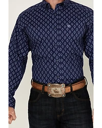 Ariat Men's Cade Medallion Print Long Sleeve Button-Down Western Shirt