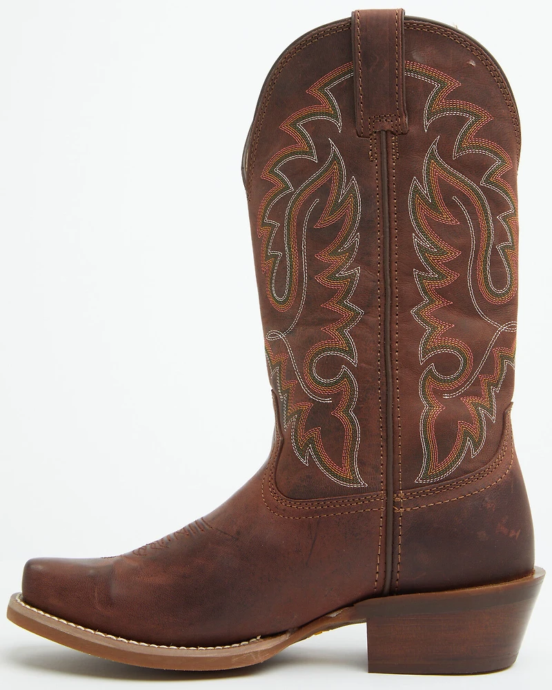 Justin Men's Cowboy Town Bay Western Boots - Square Toe