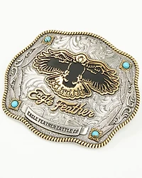 Montana Silversmiths X Ian Munsick Eagle Feather Belt Buckle