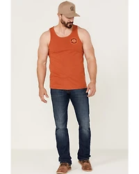 Brixton Men's Circle Logo Graphic Crest Tank