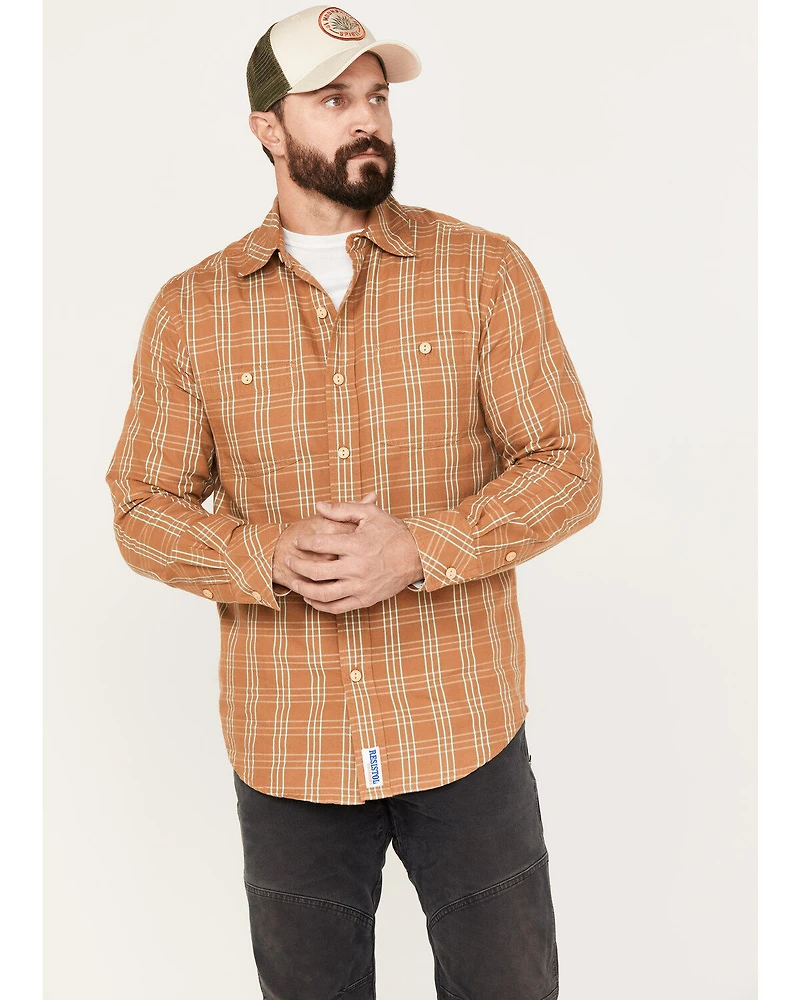 Resistol Men's Welby Plaid Button Down Western Shirt