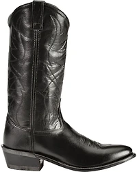 Old West Men's Smooth Leather Western Boots - Round Toe