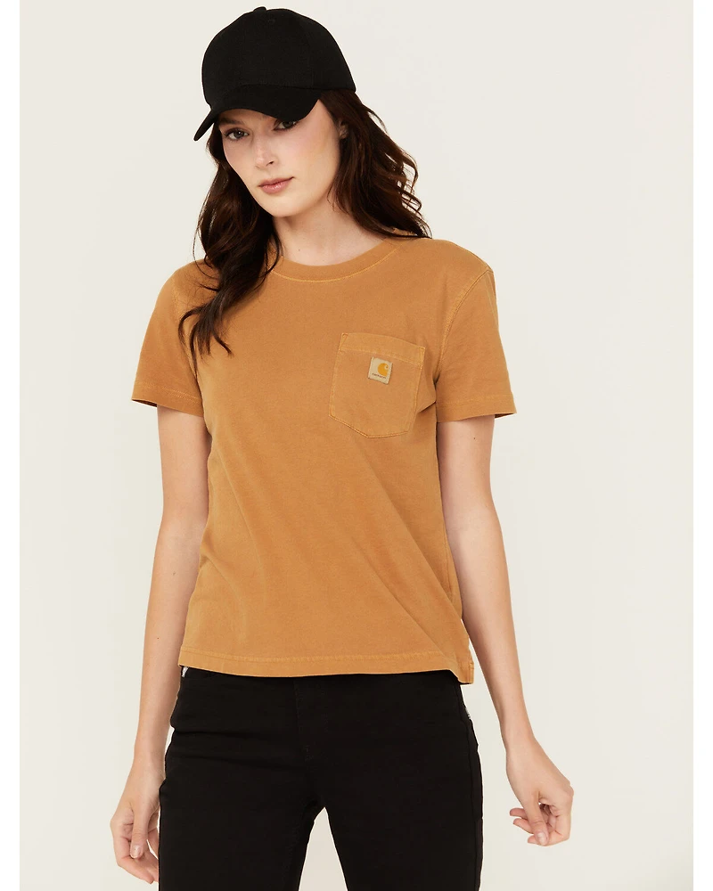 Carhartt Women's Re-Engineered Relaxed Fit Midweight Short Sleeve Pocket Work Tee