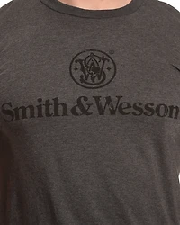 Smith & Wesson Men's Distressed Logo Premium Tee