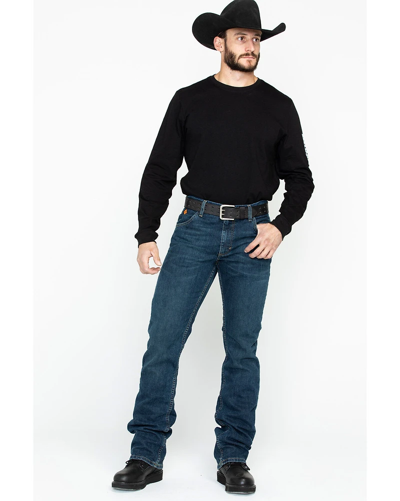 Wrangler Men's FR Advanced Comfort Slim Bootcut Work Jeans