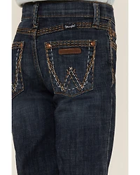 Wrangler Retro Girls' Denver Medium Wash Regular Fit Mid Rise Bootcut Jeans