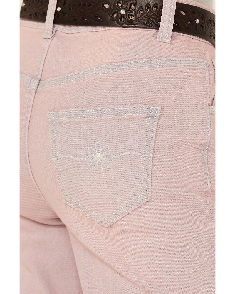 Sugar California Girls' Tinted Flare Stretch Denim Jeans