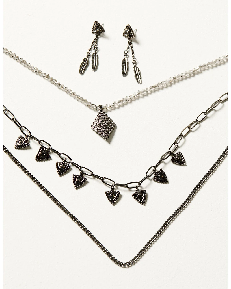 Shyanne Women's Enchanted Forest Diamond Chain Jewelry Set - 2 Piece