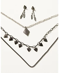 Shyanne Women's Enchanted Forest Diamond Chain Jewelry Set - 2 Piece
