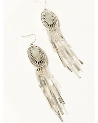 Shyanne Women's Agate Fringe Earrings