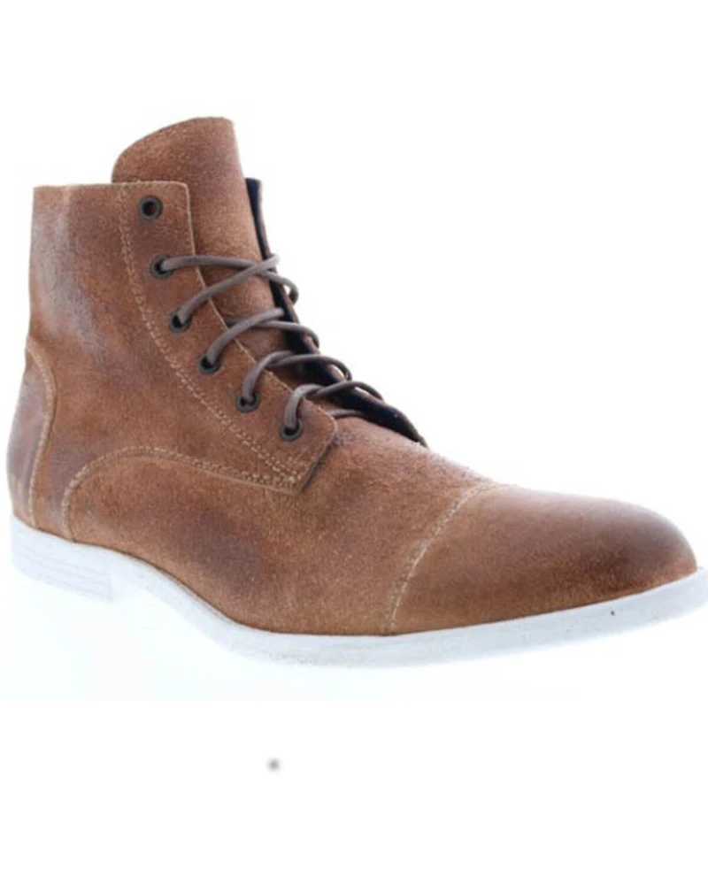 Bed Stu Men's Leonardo Leather Lace-Up Casual Boot - Round Toe