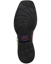 Twisted X Men's 12" Elephant Print Tech Western Performance Boots - Broad Square Toe
