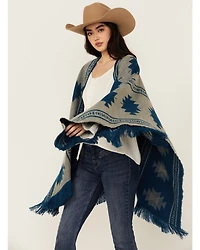 Idyllwind Women's Fesslers Reversible Shawl